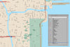Chicago IL Map - City Center - 15 square miles - with Local Streets