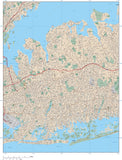 Nassau County, NY Map - with Local Streets