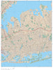 Nassau County, NY Map - with Local Streets