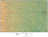 Digital Kansas Terrain map in Adobe Illustrator vector format with Terrain KS-USA-942196