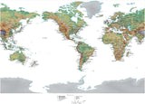 Digital Miller World Terrain map in Adobe Illustrator vector format with Terrain MILLER-545328