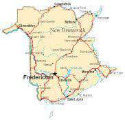 New Brunswick Province Map - Fit-Together Style