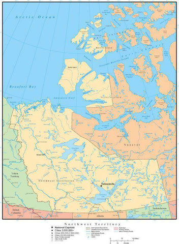 Northwest Territories Map