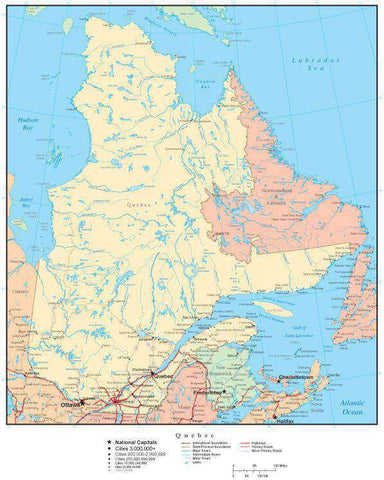 Quebec Province Map