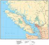 Vancouver Island Canada Map