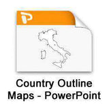 Digital Country Outline Maps - PowerPoint Collection