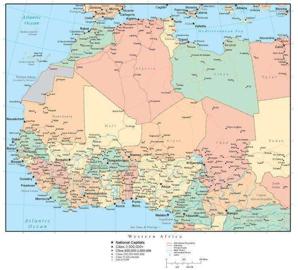 West Africa Map With Capitals West African Countries WorldAtlas west-africa-map-with-capitals-west-african-countries-worldatlas