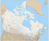 Poster Size Canada Map