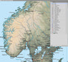 Poster Size Europe Map plus Terrain
