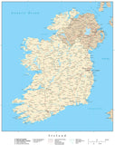 Ireland Map - High Detail