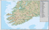 Poster Size Ireland Map - with Terrain & Water Contours