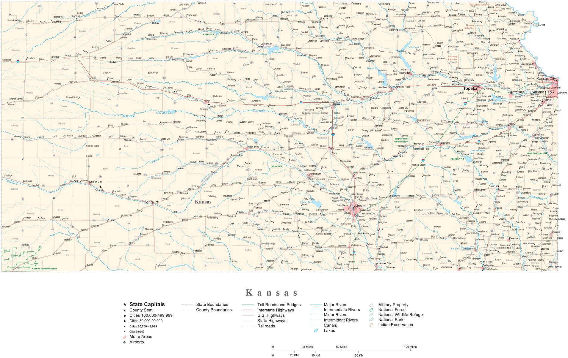 Ks Rivers Map Kansas Map Rivers
