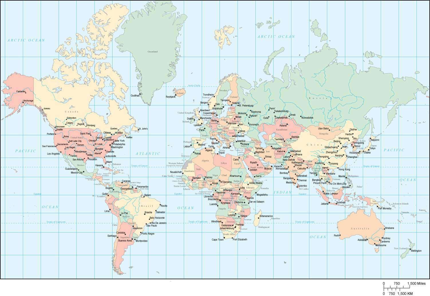 World Maps  Maps of all countries, cities and regions of The World