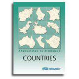 Country Maps with Cities and Major Highways - Afghanistan to Zimbabwe