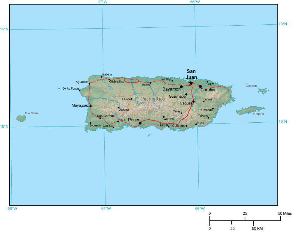 Puerto Rico Map.pdf Puerto Rico Highway Map