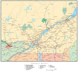 Southern Quebec Map
