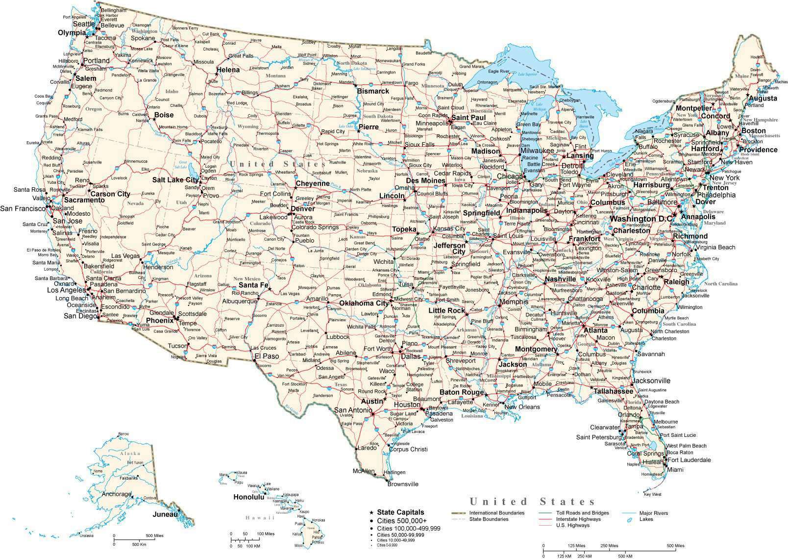 Us Map Rivers Detailed Map Of Us Rivers Metro Map 1024x619