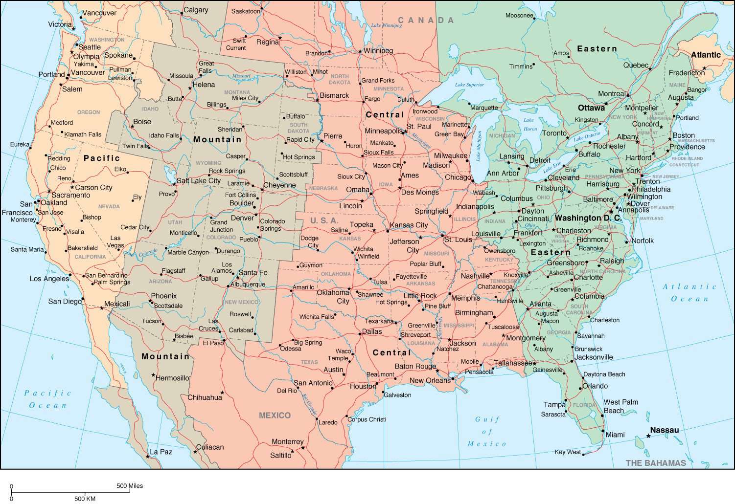Time Zone Map