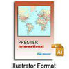 Premier International - World, Continent, and Region Maps