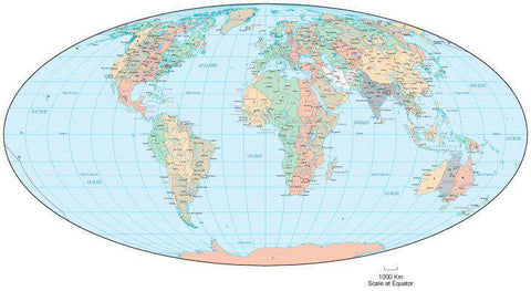 World Map with Time Zones