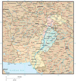 Pakistan Map with Provinces