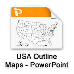 Digital PPT USA and State Maps - PowerPoint Collection